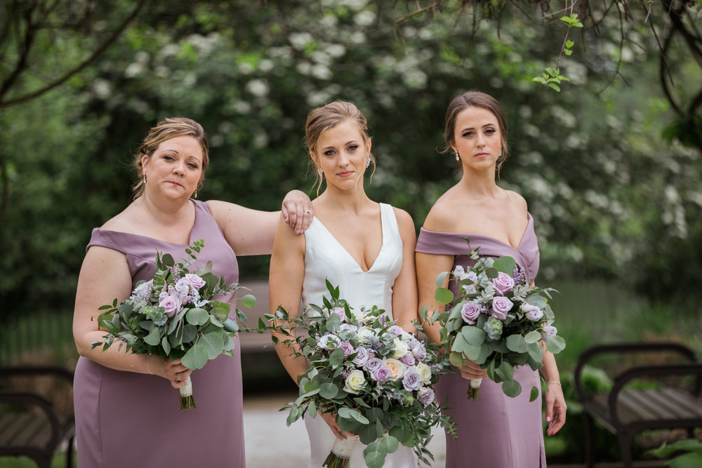 Bride and her sisters lauren ashley