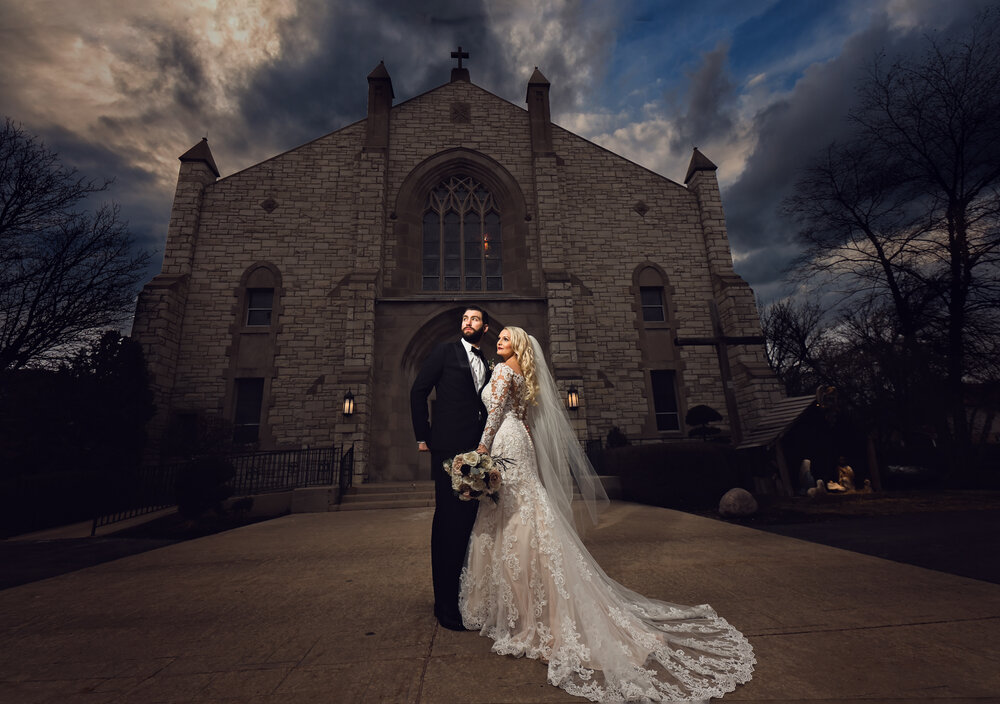 St Daniels church chicago ruffled feathers lemont il blonde bride wedding photographySneakpeek jp