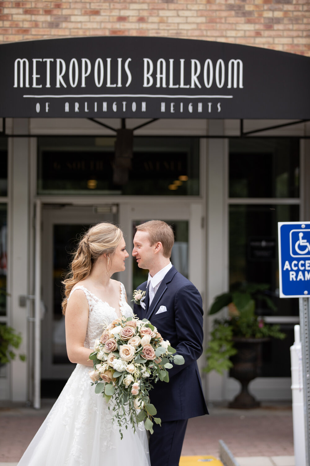 small wedding Metropolis Ballroom Arlington Heights weddingeditorsfavorites