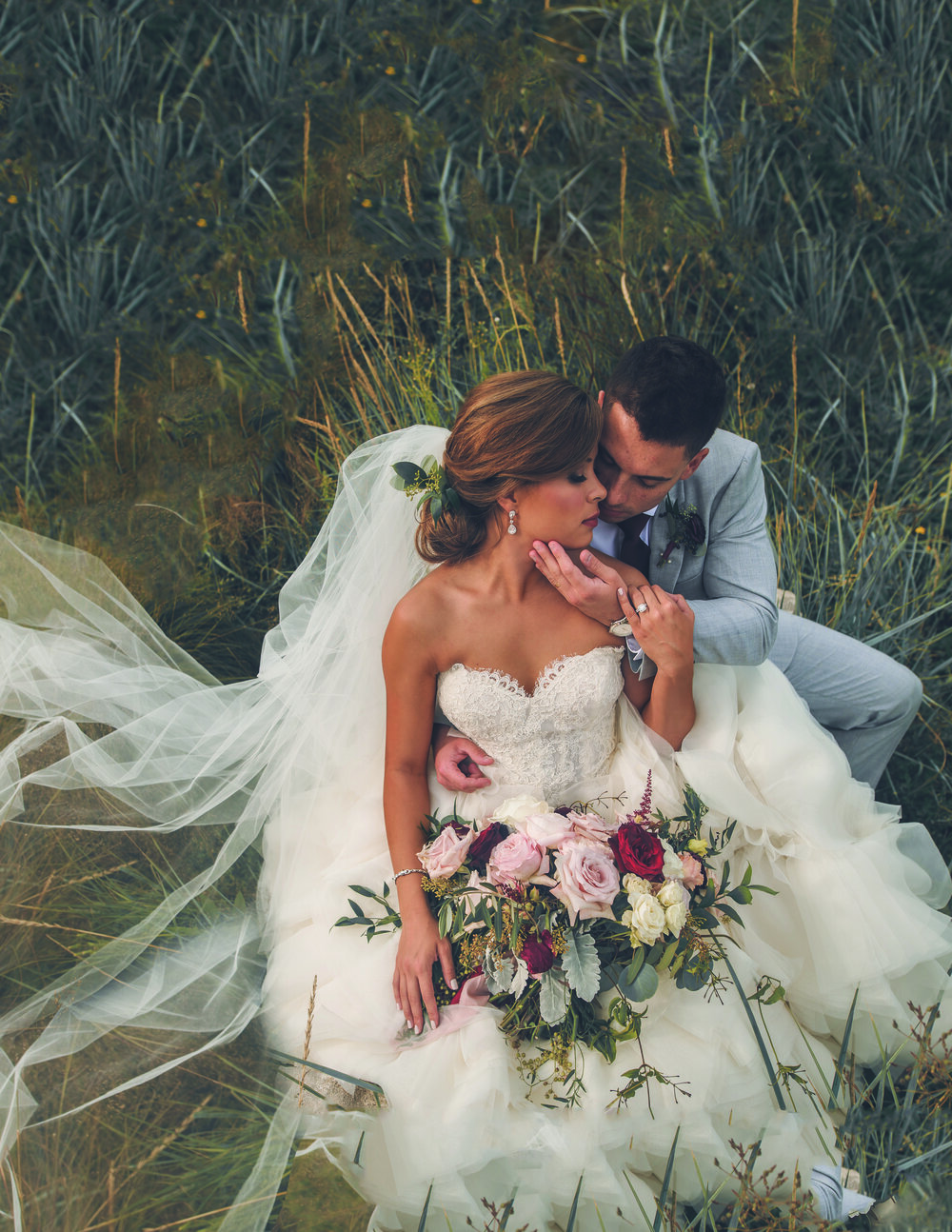 bride and groom wedding photos by lauren ashley at north avenue beach