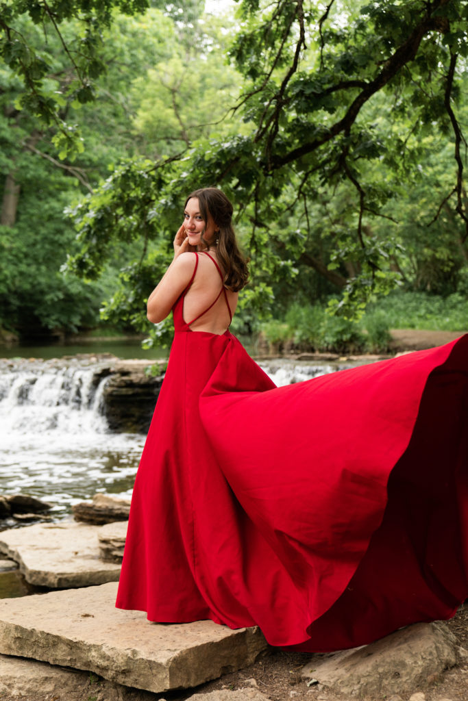 Waterfall Glen Forest Preserve Family photoshoot Lauren Ashley Studios