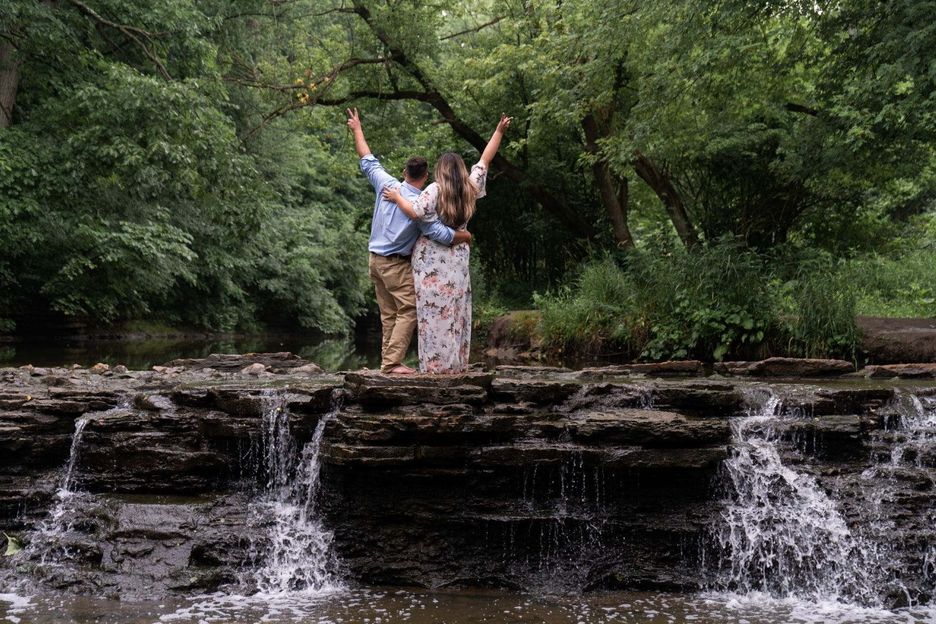 Chicago Engagements Photographer Lauren Ashley Studios Waterfall Glen Forest Preserve scaled