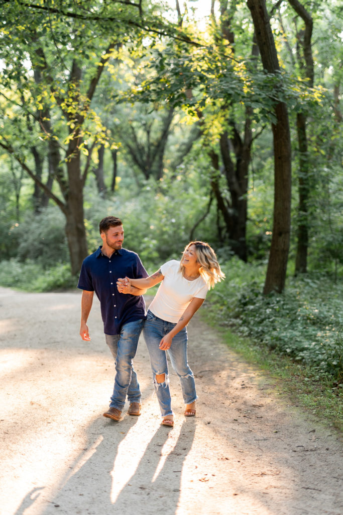 Leah & Sean | Waterfall Glen |  Engagement