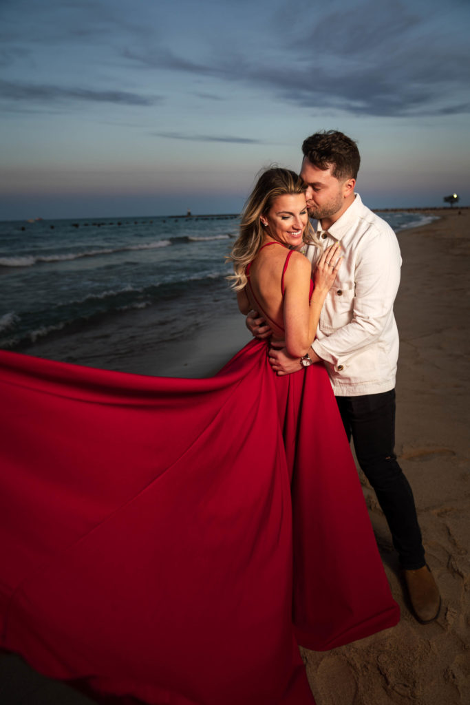 Lauren & Joe | Lincoln Park | North Shore beach | Engagement Shoot