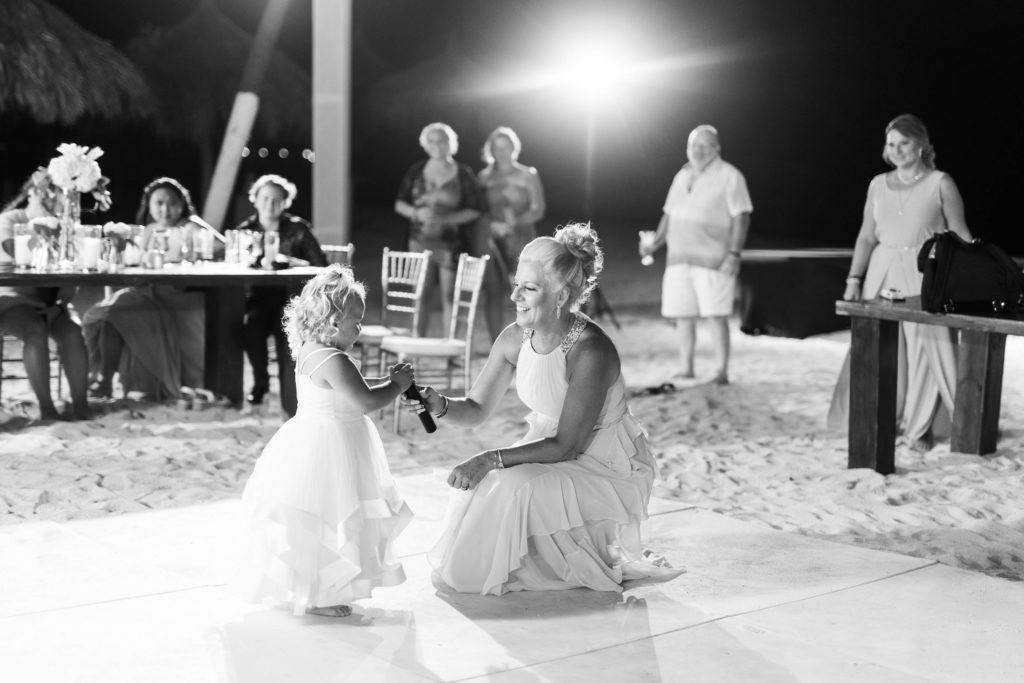 Dreamy beach themed wedding at Riu palace resort in Aruba