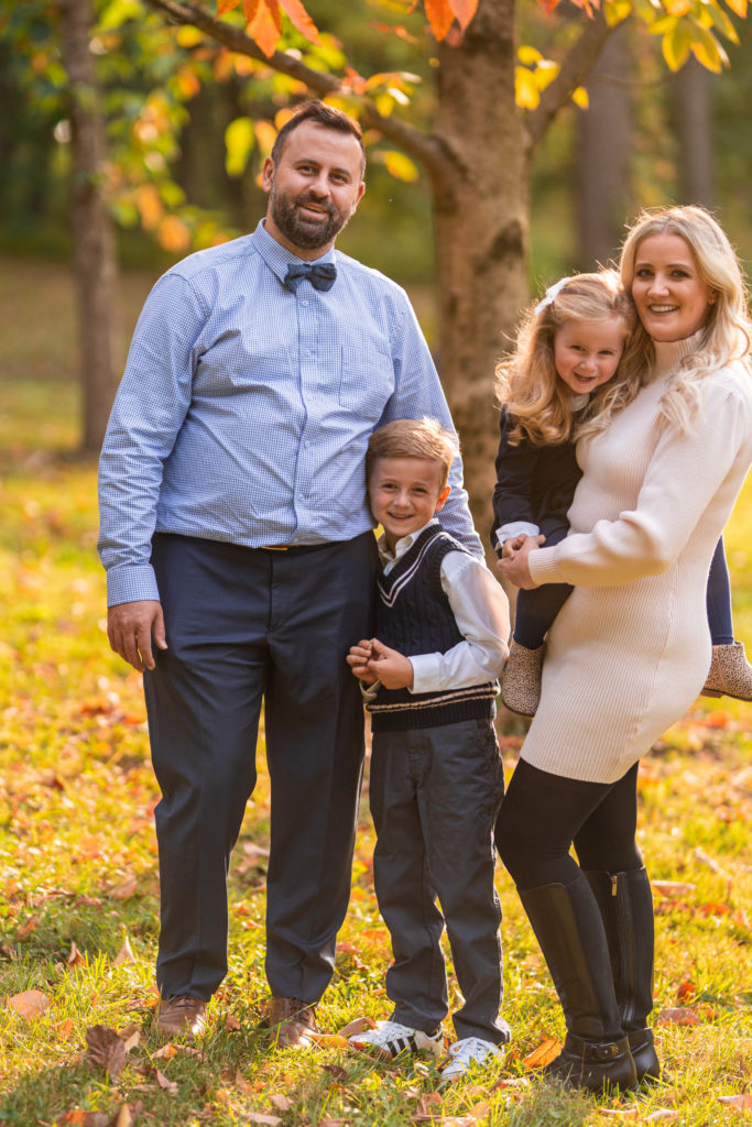 Loving family session at Waterfall Glen Forest Preserve