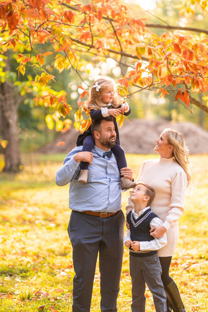 Loving family session at Waterfall Glen Forest Preserve