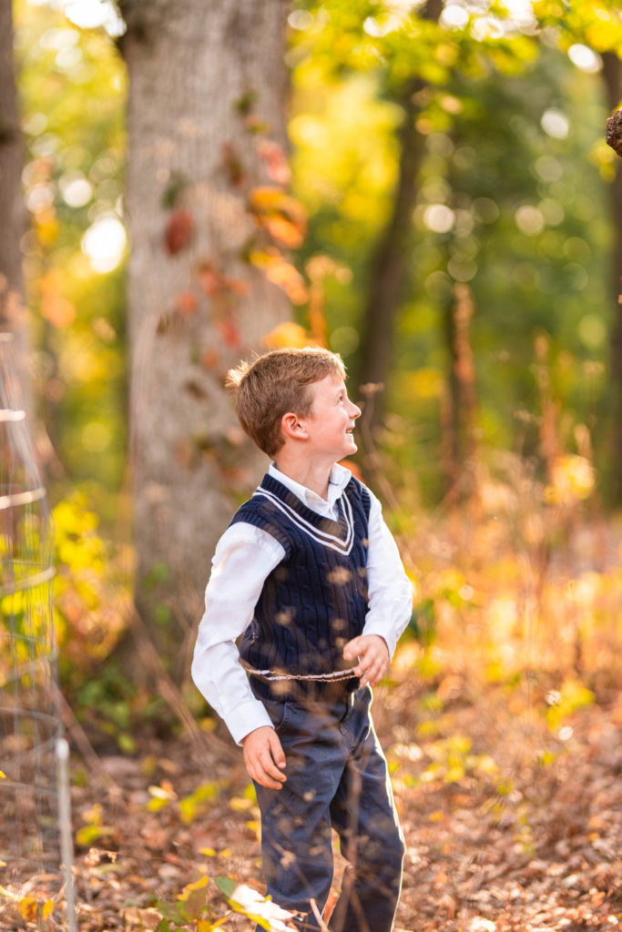 Loving family session at Waterfall Glen Forest Preserve