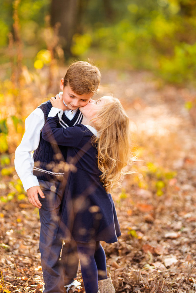 Loving family session at Waterfall Glen Forest Preserve