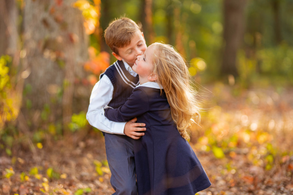 Loving family session at Waterfall Glen Forest Preserve