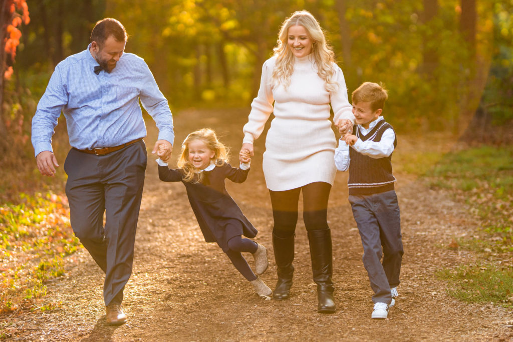 Loving family session at Waterfall Glen Forest Preserve