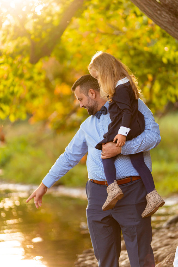 Loving family session at Waterfall Glen Forest Preserve