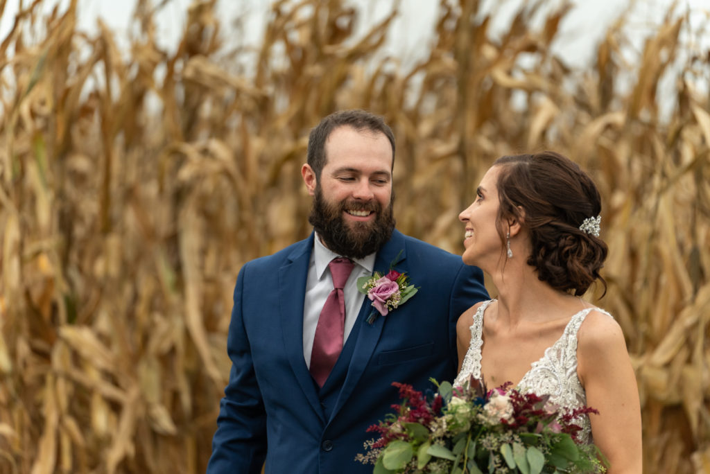 Beautiful Barn Wedding at Bunker Hill, Iowa