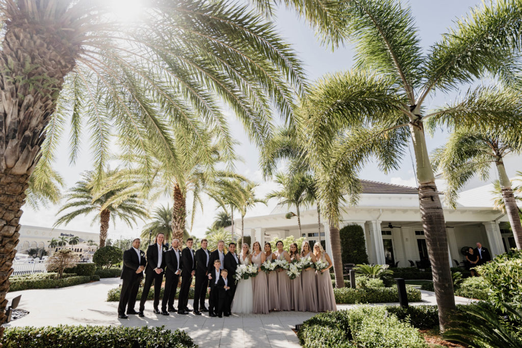 Lush Florida wedding at Royal Palm Yacht and Country Club 