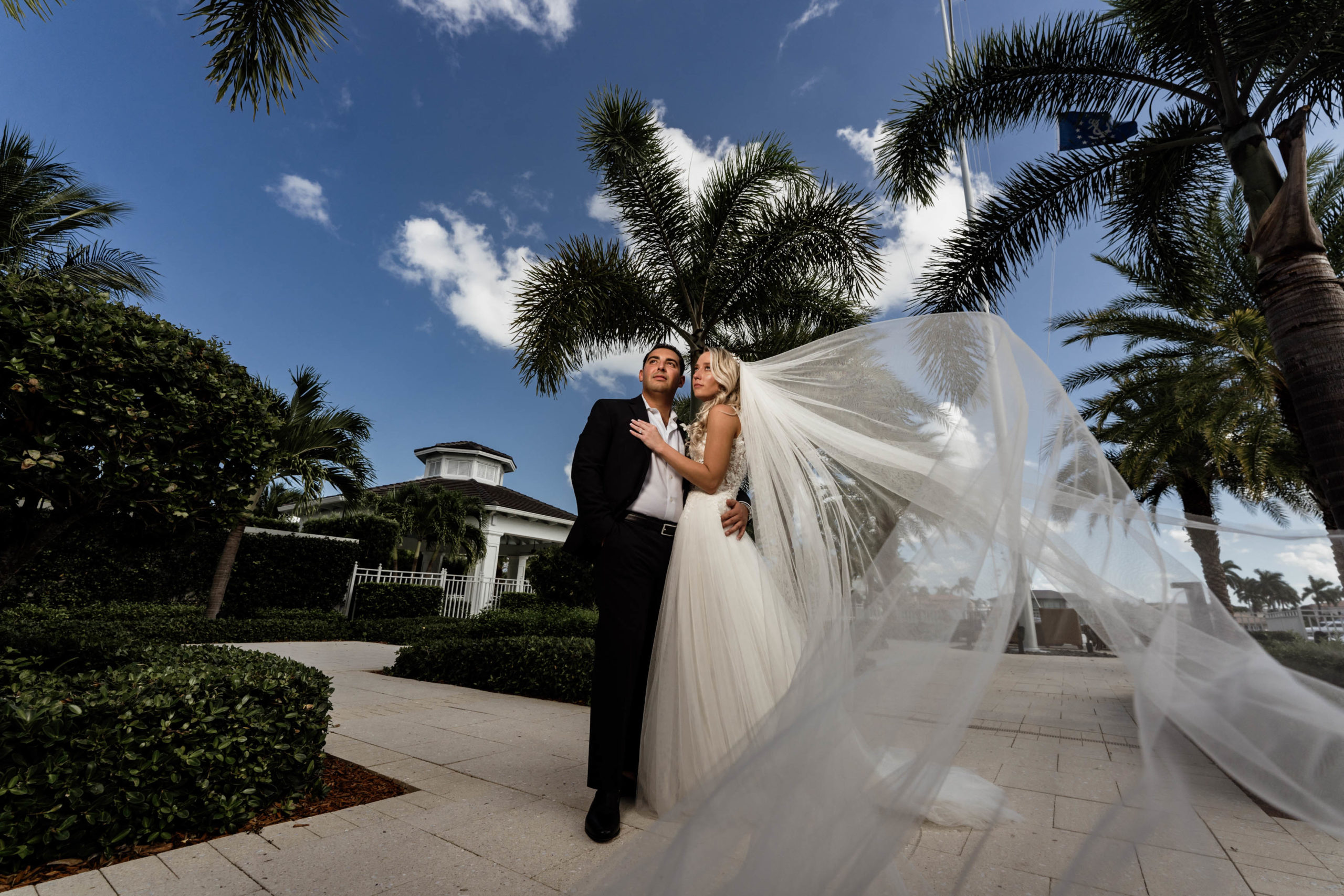 Royal Palm Yacht and Country Club Wedding photographer Lauren ashley studios scaled