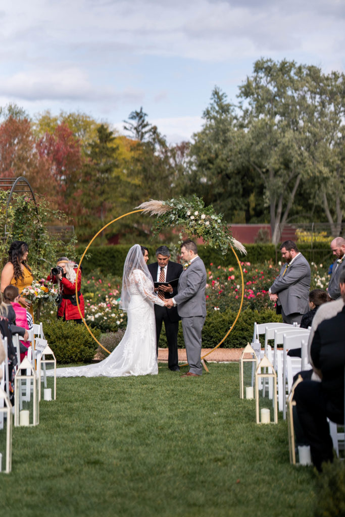 The Wedding of a Modern day couple at Cantigny Park