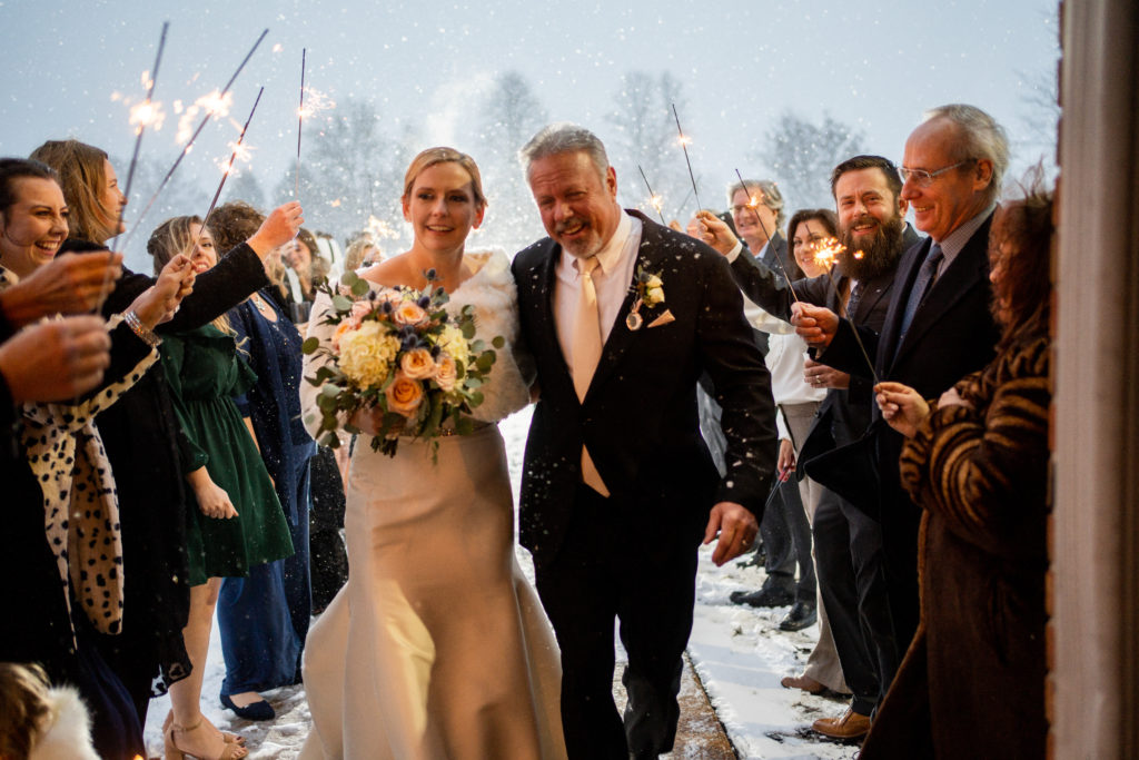 The Intimate, Snowy Wedding at Prestwick Country Club