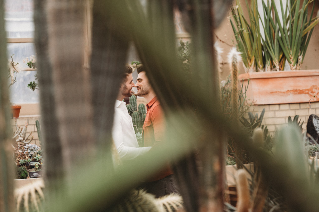 Romantic Engagement Session at Garfield Park Conservatory in Chicago