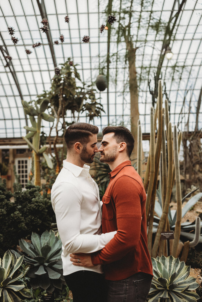 Chicago Engagement Photoshoot at Garfield Park Conservatory