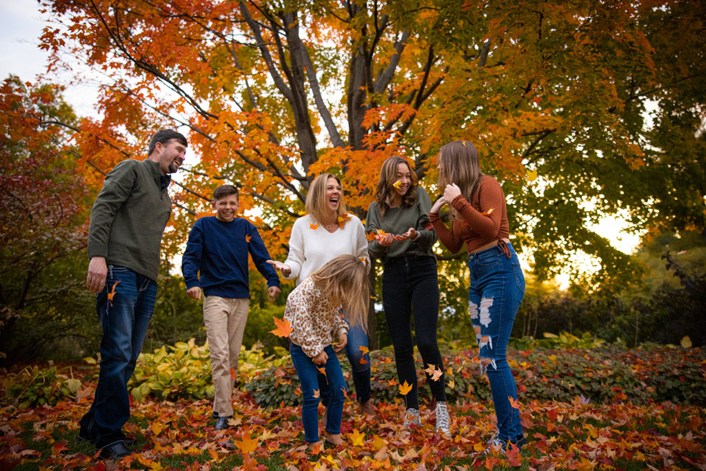 Laughter and Love at Morton Arboretum – Orland Park Family Photographer