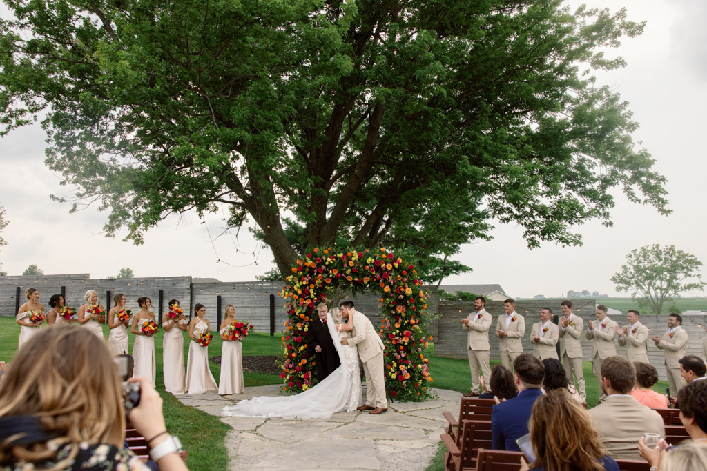 Kassiani and AJ Iowa Wedding