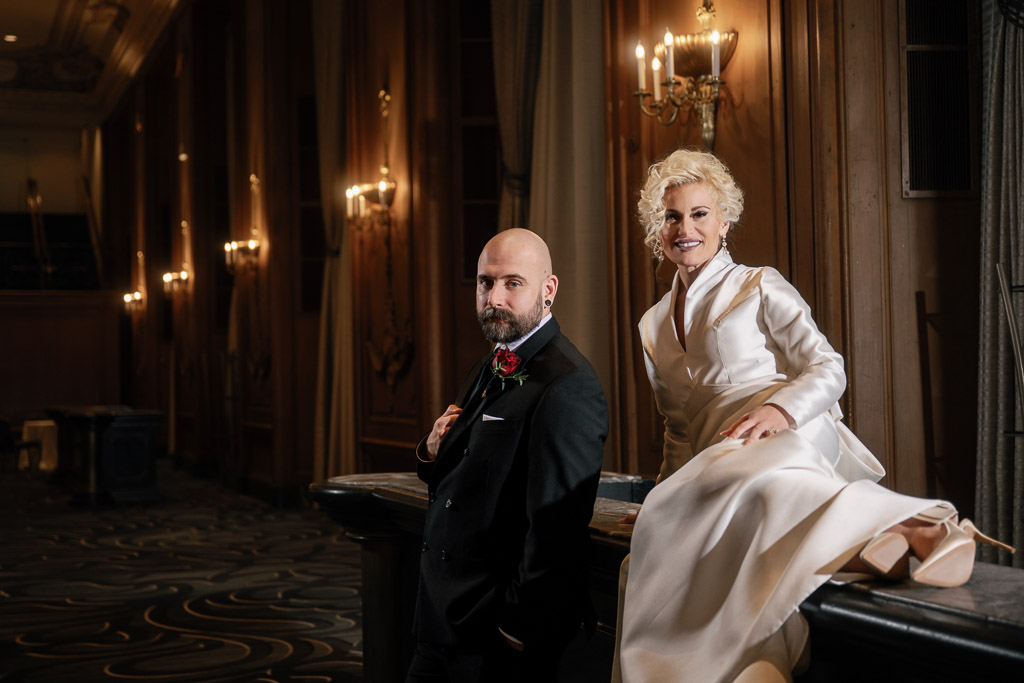 Intimate Winter Wedding at the Hilton Chicago