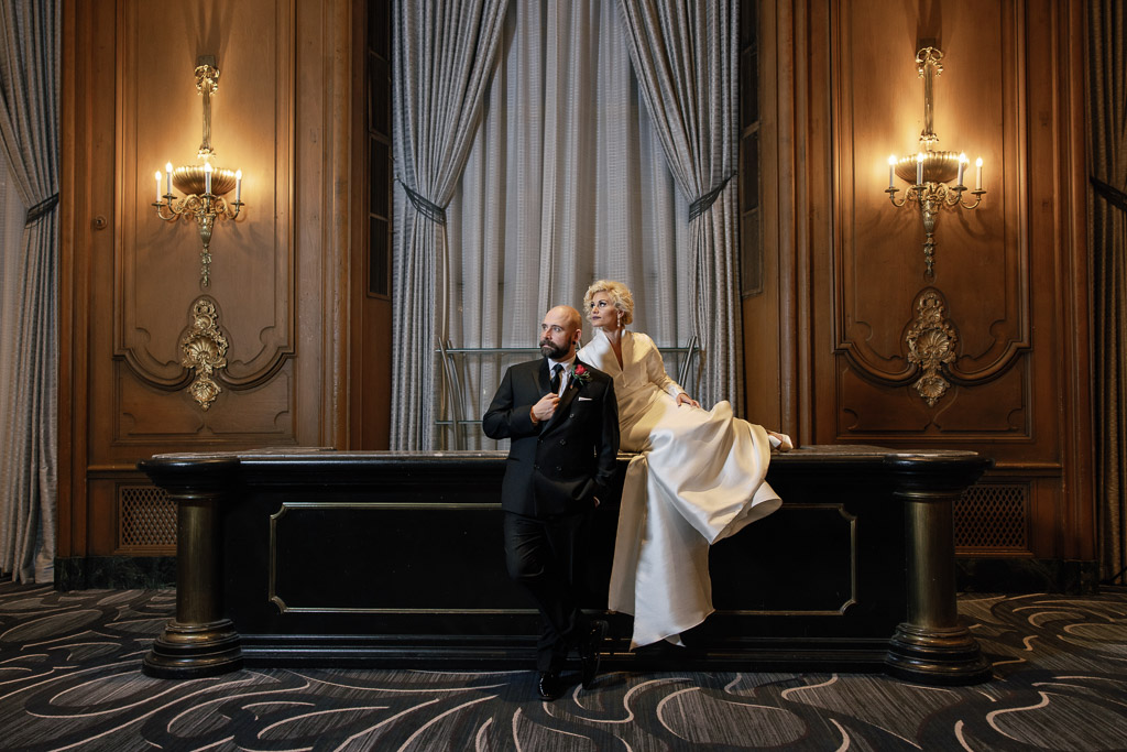 Hilton Chicago Winter Wedding