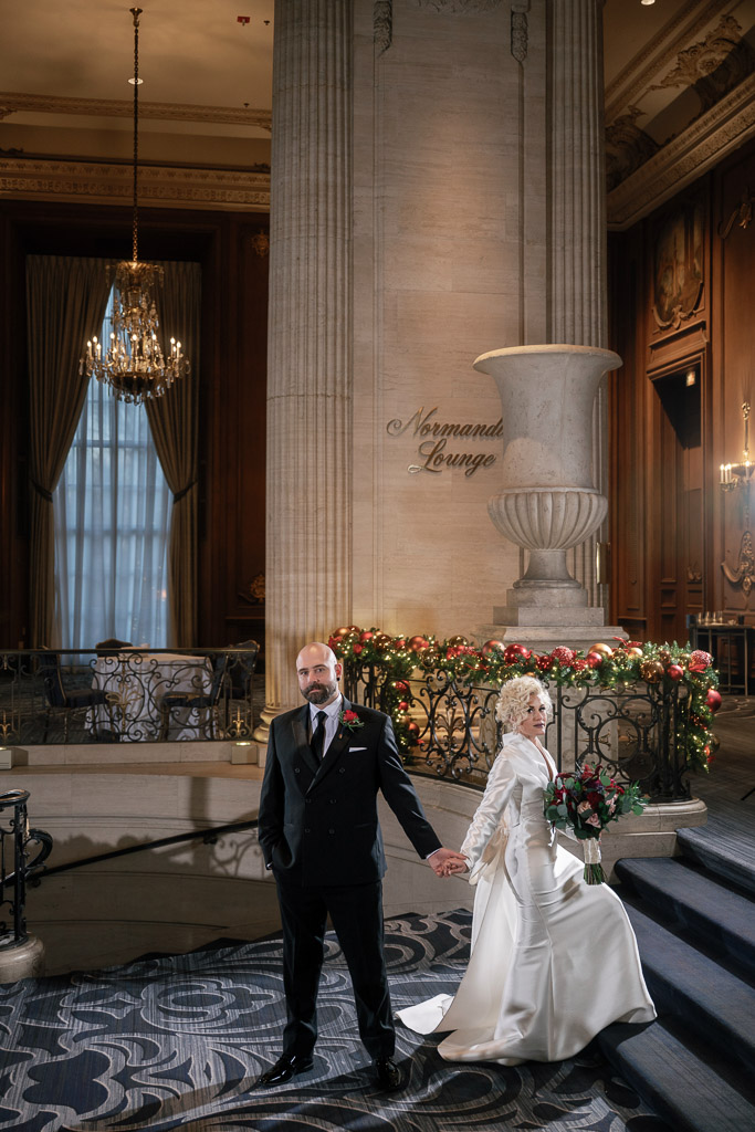 Hilton Chicago Winter Wedding