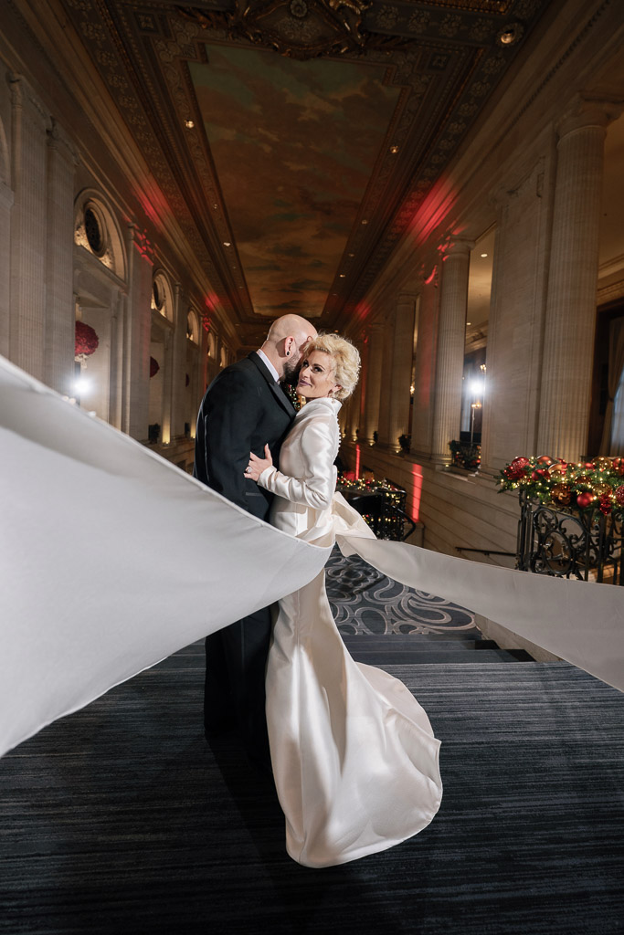 Hilton Chicago Winter Wedding