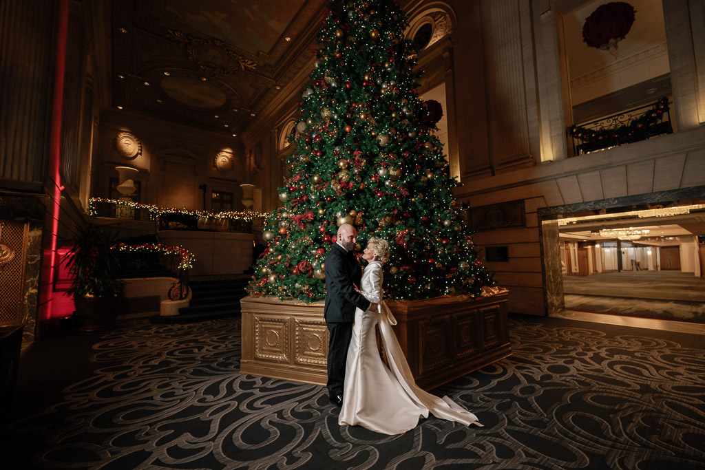 Hilton Chicago Winter Wedding