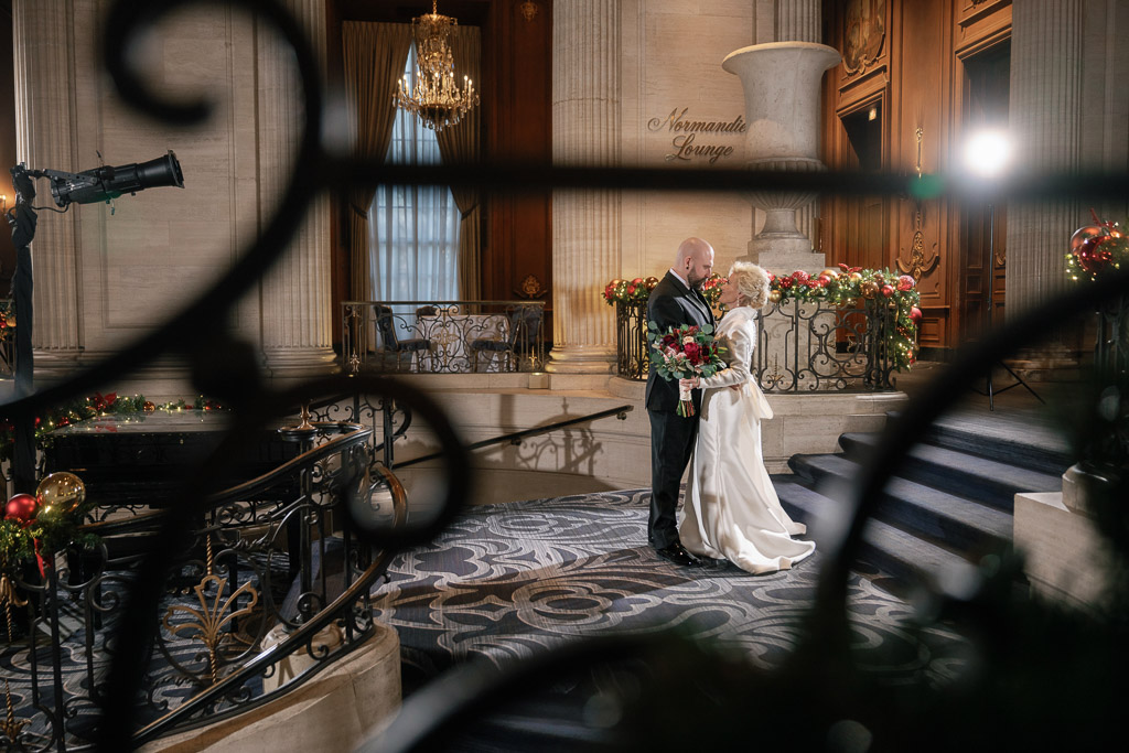 Intimate Winter Wedding at the Hilton Chicago